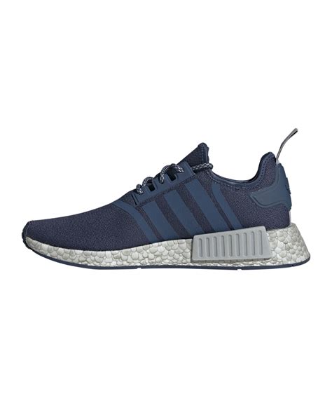 adidas originals nmd_r1 weiß grau mit hinten blau|Adidas NMD r1 men's sale.